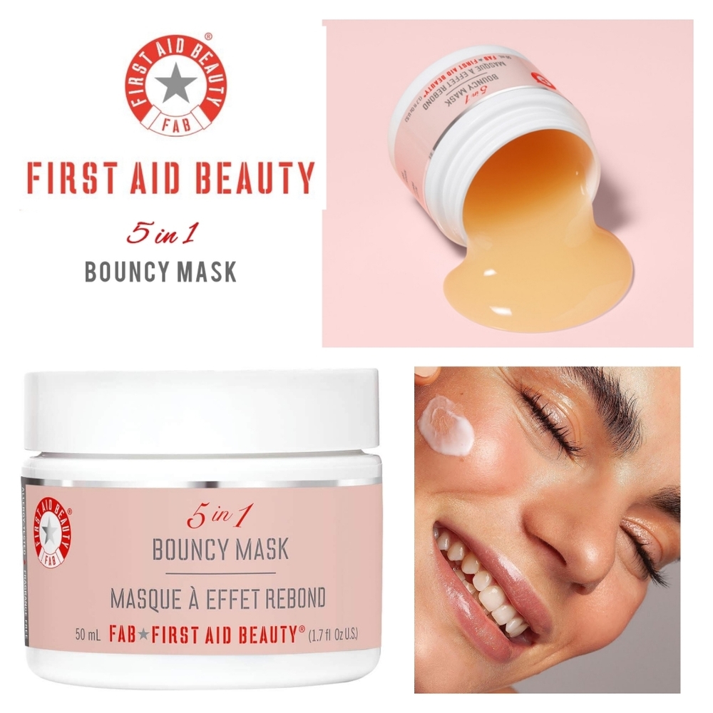 First Aid Beauty FAB 5 in 1 Bouncy Mask vegan clean skincare full sized